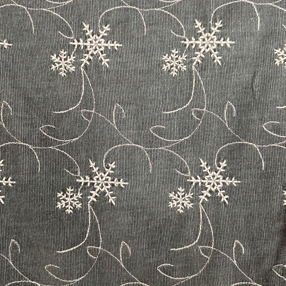 Woolrich Cotton Corduroy Full Zip Sleeveless Snowflake Front Pocket Vest - Picture 15 of 16